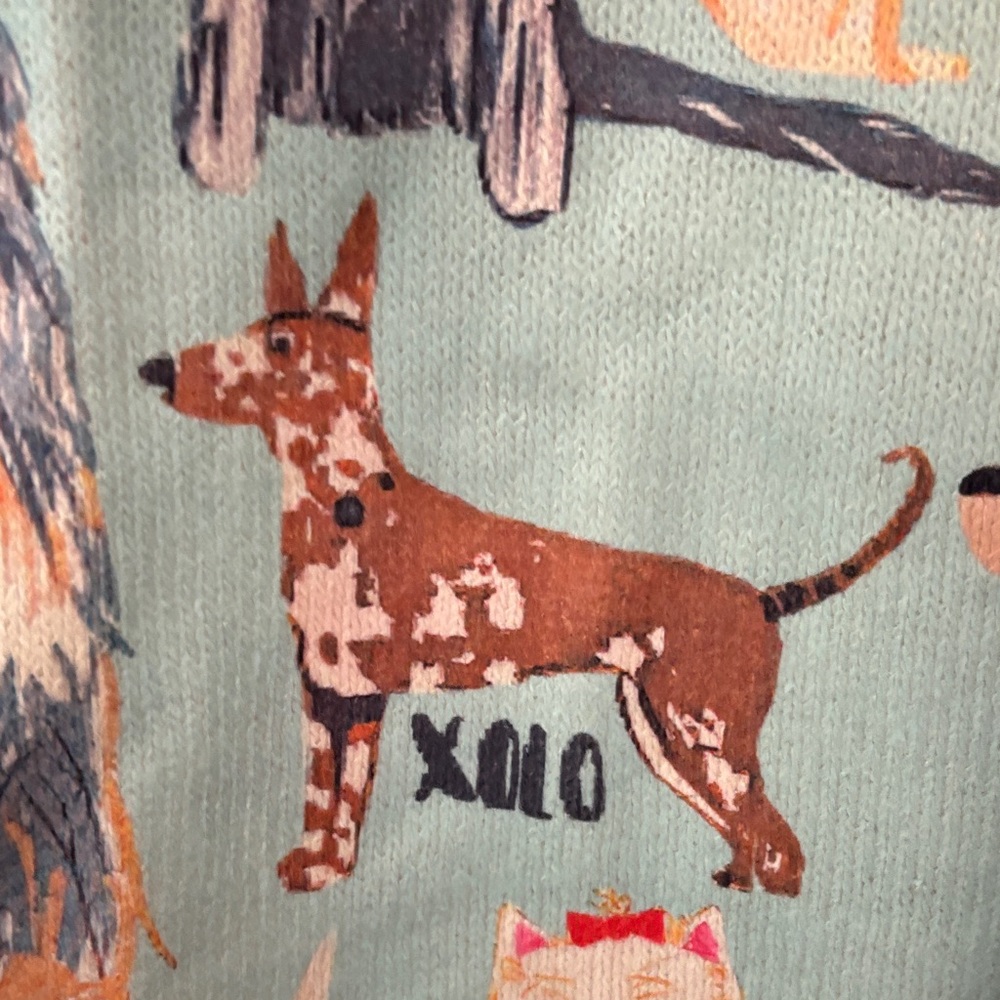 Dog Print Women's Top - Picture 7 of 13